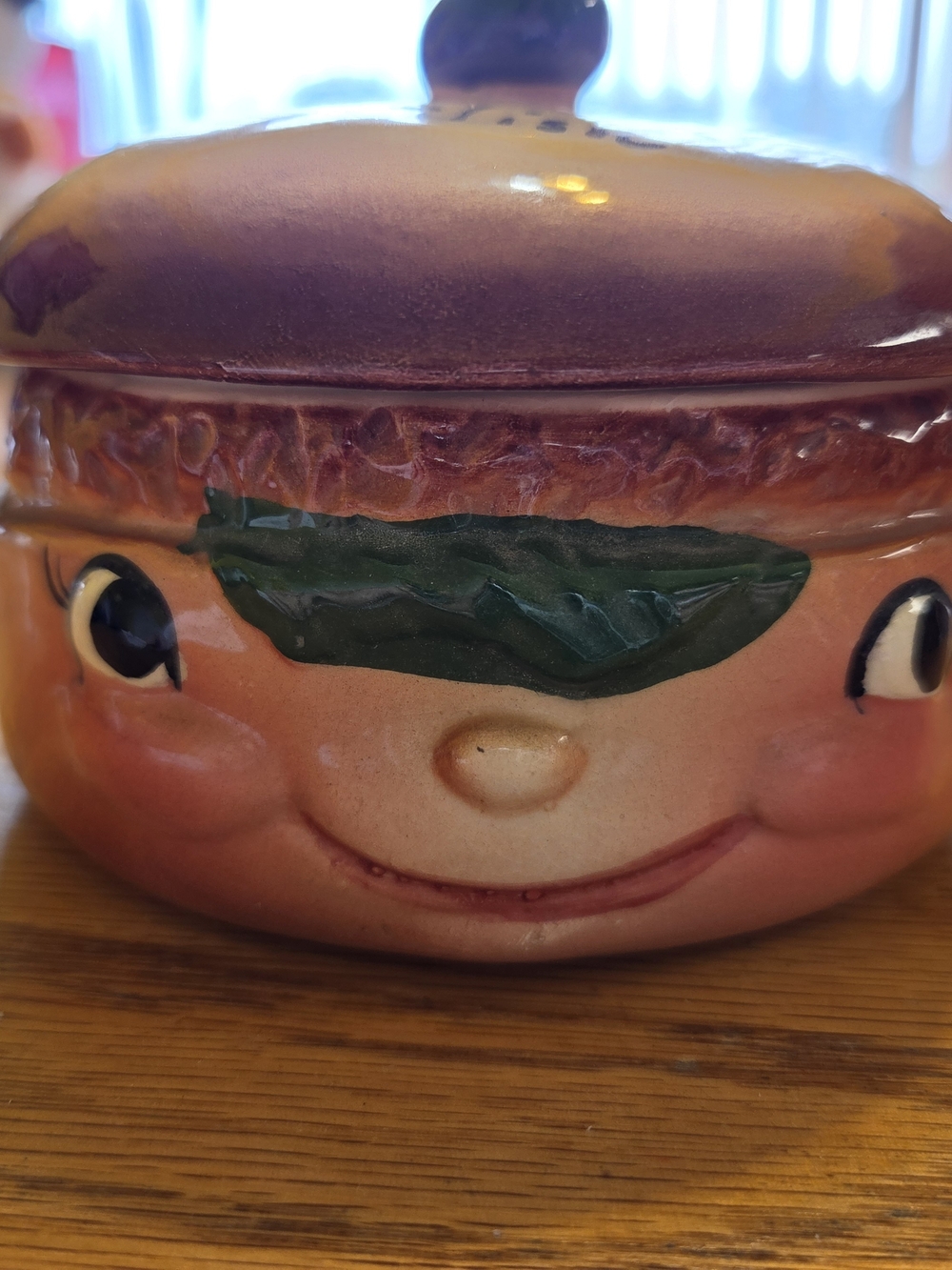 Cute Vintage California Of DeForest Hamburger Man Relish Condiment